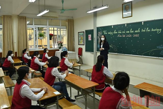 Diễn tập phương án đón học quay trở lại trường -0