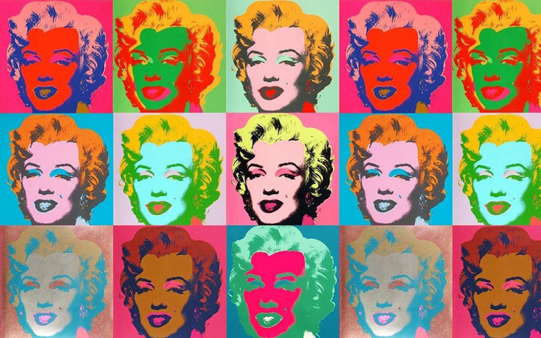Một tác phẩm chân dung Marilyn Monroe của Andy Warhol. (Ảnh: Fanshare). Bán đấu giá bộ sưu tập nghệ thuật có tranh của Warhol, Picasso -0