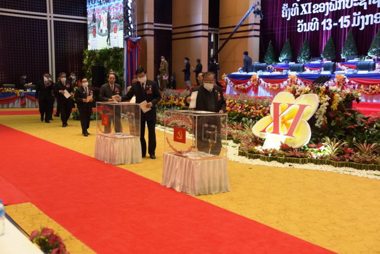 Đại hội Đảng NDCM Lào bầu Ban Chấp hành T.Ư khóa XI -0