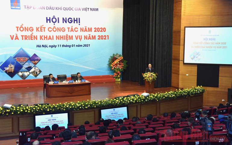 Thủ tướng Nguyễn Xuân Phúc dự hội nghị triển khai nhiệm vụ năm 2021 của Petrovietnam -0
