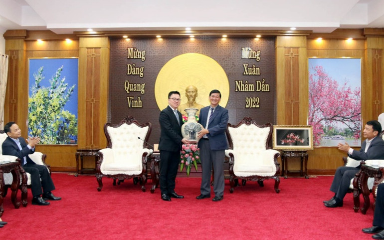 Đoàn công tác Báo Nhân Dân thăm và làm việc tại Lâm Đồng -0