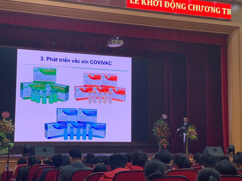 TS Dương Hữu Thái báo cáo về quá trình thử nghiệm vaccine COVIVAC. Ưu điểm của vaccine phòng Covid-19 thứ 2 của Việt Nam -0