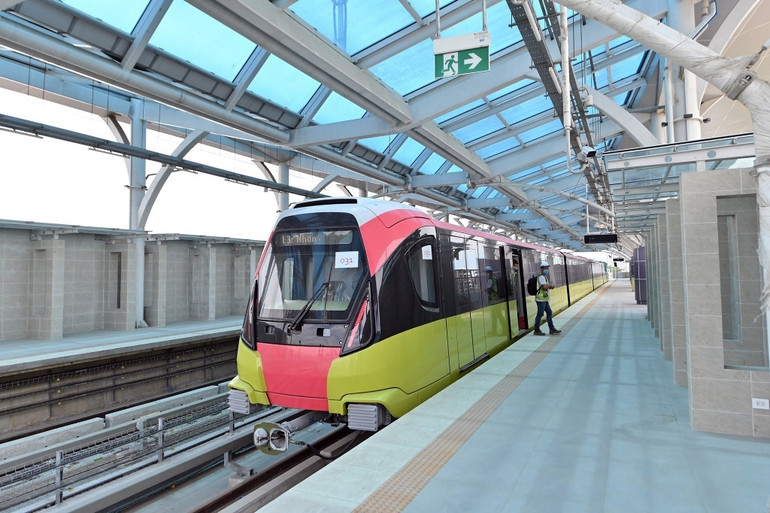 Chạy thử nghiệm tuyến đường sắt trên cao đoạn Nhổn – Cầu Giấy -0