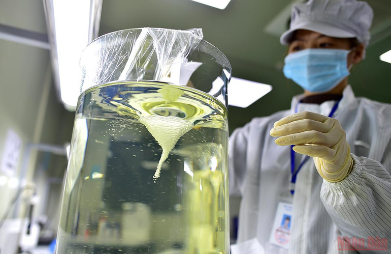 Cận cảnh quy trình sản xuất kit Test nhanh kháng nguyên SARS-CoV-2 “Made in Viet Nam” -0