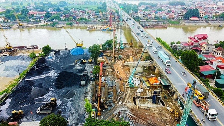 Dự án cầu Như Nguyệt - công trình giao thông trọng điểm của Bắc Giang có sử dụng bê-tông Bảo An. Bê-tông tươi Bảo An vững vàng trên thị trường Bắc Giang -0