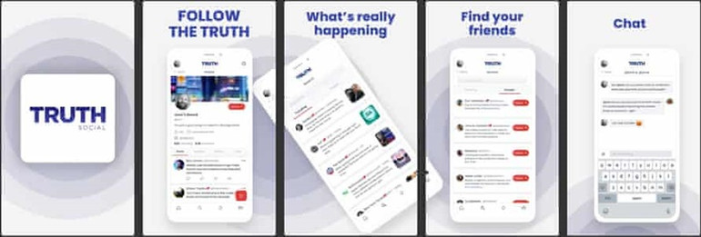 Ảnh chụp màn hình ứng dụng TRUTH Social. (Nguồn: Apple App Store) Cựu Tổng thống Mỹ Donald Trump chuẩn bị ra mắt mạng xã hội TRUTH Social -0
