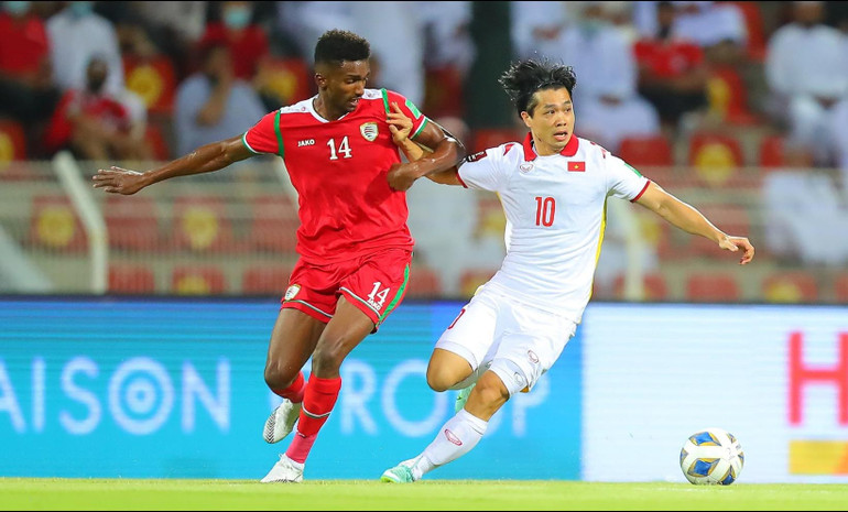 Đội tuyển Việt Nam thua ngược 1-3 Oman -0