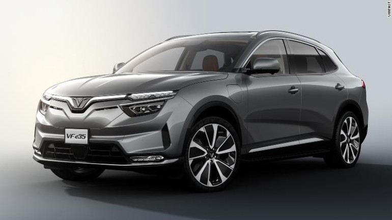 Mẫu xe điện Vinfast VF E35. VinFast ra mắt hai mẫu ô-tô điện tại Mỹ -0