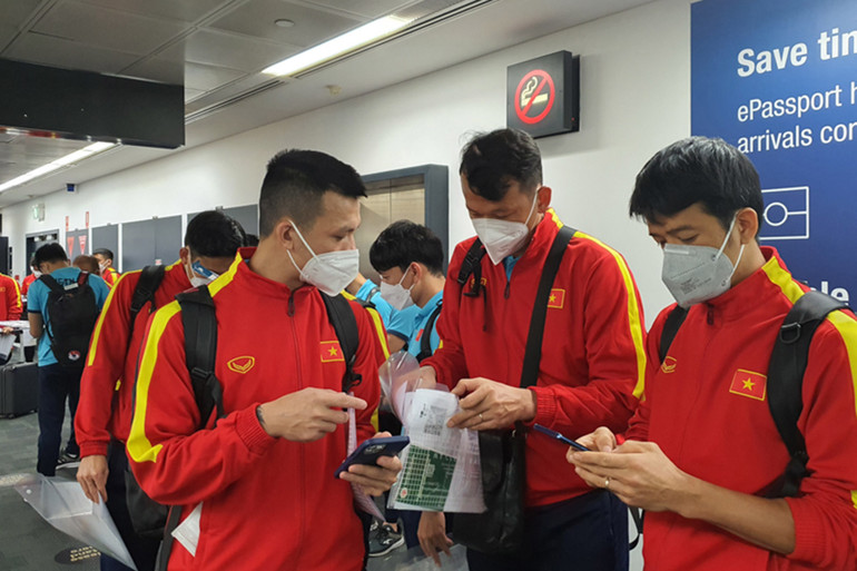 Tuyển Việt Nam có mặt ở Australia, sẵn sàng bước vào buổi tập đầu tiên -0