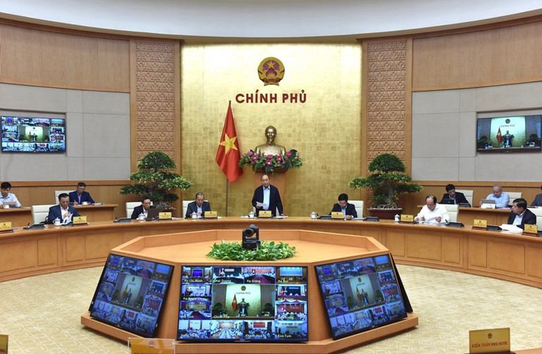 Thủ tướng Nguyễn Xuân Phúc chủ trì hội nghị trực tuyến giải ngân vốn ODA và vốn vay ưu đãi nước ngoài -0