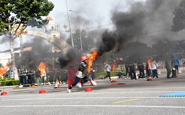 Ấn tượng tại Hội thao chữa cháy và cứu nạn, cứu hộ toàn quốc năm 2020 -0
