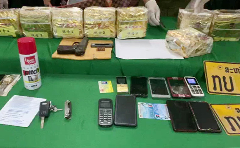 Triệt phá đường dây vận chuyển 10 kg ma túy đá trên biên giới Quảng Trị -0