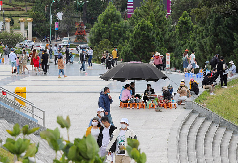 Đà Lạt thu hút du khách dịp Tết dương lịch -0