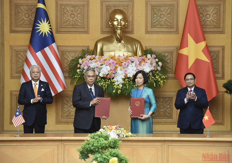 Lễ đón Thủ tướng Malaysia thăm chính thức Việt Nam -0