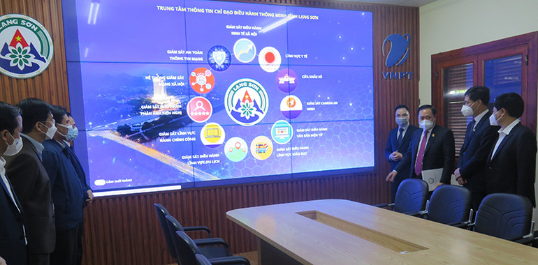 Lạng Sơn khai trương Trung tâm thông tin chỉ đạo, điều hành thông minh -0