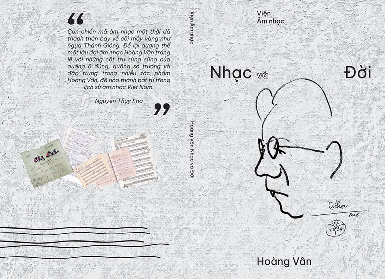 Bìa cuốn "Nhạc và Đời". Ra mắt hai tác phẩm về nhạc sĩ Hoàng Vân -0