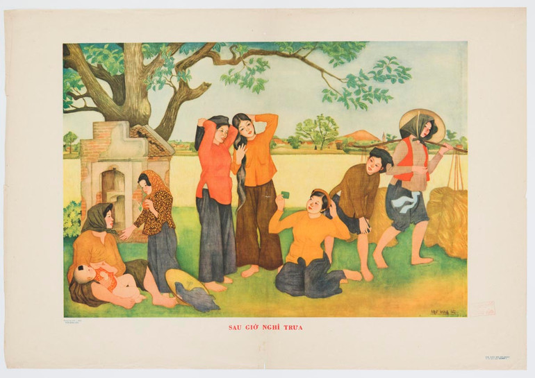 Ngắm bộ tranh áp phích nghệ thuật Việt Nam ở Thư viện New South Wales -0