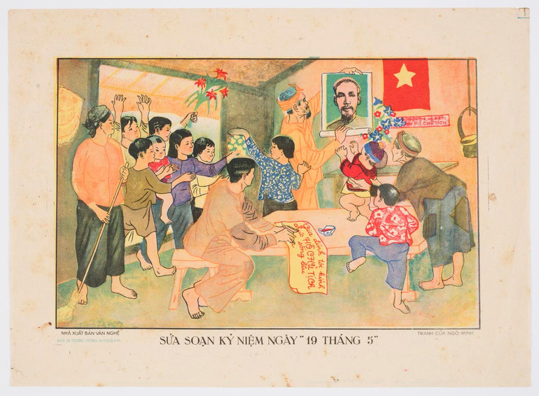 Ngắm bộ tranh áp phích nghệ thuật Việt Nam ở Thư viện New South Wales -0