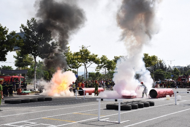 Ấn tượng tại Hội thao chữa cháy và cứu nạn, cứu hộ toàn quốc năm 2020 -0