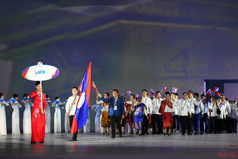 (Ảnh: Thành Đạt) Những hình ảnh ấn tượng trong Lễ khai mạc SEA Games 31 -0