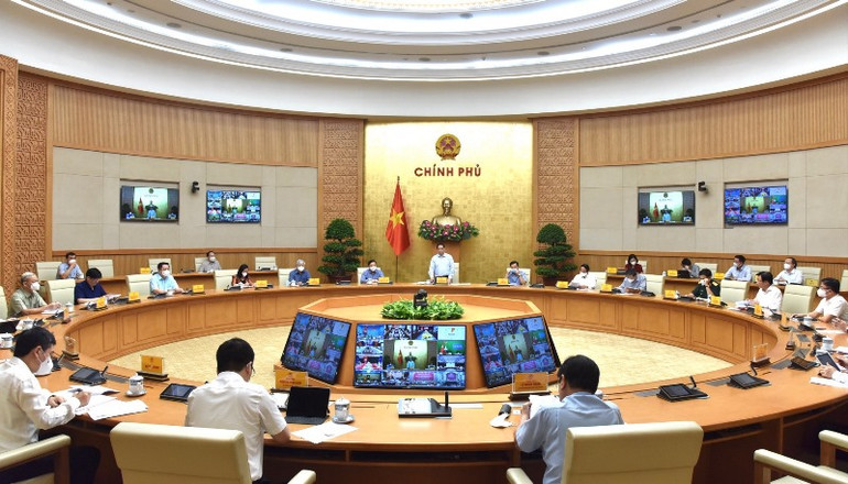 Thủ tướng chủ trì họp trực tuyến của Ban Chỉ đạo quốc gia phòng, chống dịch Covid-19 -0