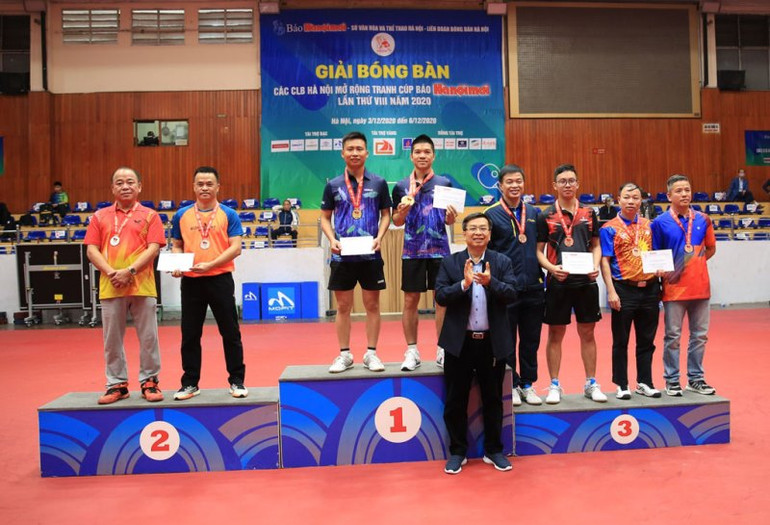 Giải bóng bàn Hà Nội mở rộng 2020: Vô địch hạng A là tay vợt nghiệp dư -0