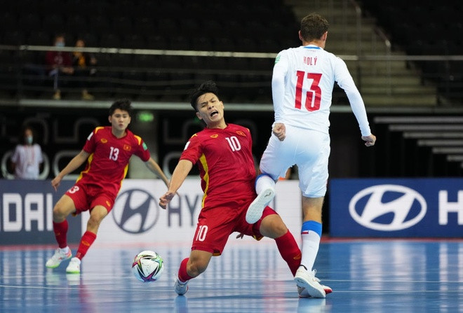 Hòa Cộng hòa Czech, đội tuyển futsal Việt Nam giành quyền vào Vòng 1/8 World Cup -0