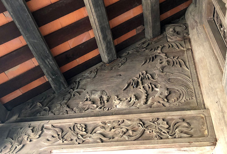 Ngắm những bức chạm tuyệt đẹp ở chùa Bối Khê ảnh 8 Ngắm những bức chạm tuyệt đẹp ở chùa Bối Khê ảnh 8
