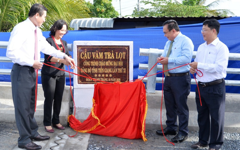 Nhiều công trình chào mừng Đại hội Đảng bộ tỉnh Tiền Giang -0