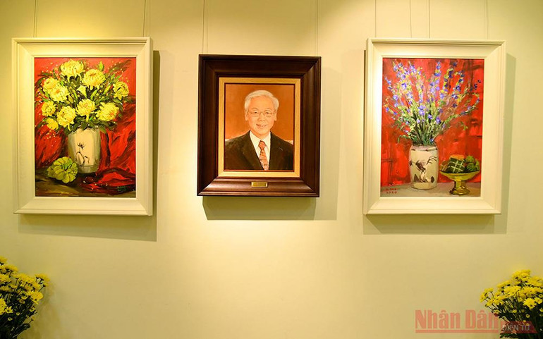 Triển lãm mỹ thuật “Đất nước Vào Xuân - Thời cơ mới - Vận hội mới” -0