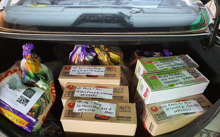 Người Việt tại Australia chung tay giúp nhau mùa dịch Covid 19 -0