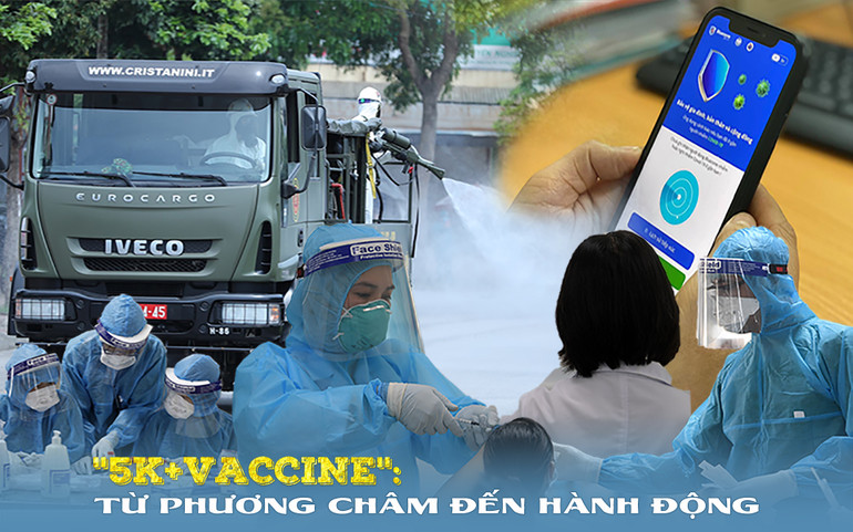 5K+VACCINE: TỪ PHƯƠNG CHÂM ĐẾN HÀNH ĐỘNG -0