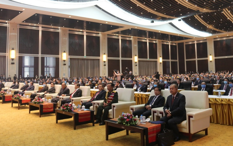 Mít-tinh kỷ niệm 45 năm Quốc khánh nước CHDCND Lào -0