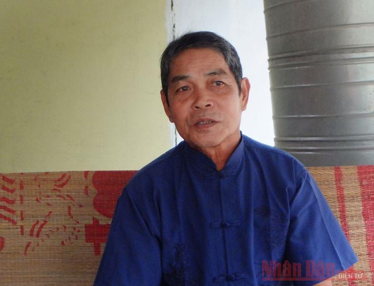 Ông Vi Dương Cảnh (cháu ruột cụ Vi Chính Nghĩa) - tổ phó tổ bảo vệ “Khu rừng đặc dụng săng lẻ huyện Tương Dương”. Bài 2: Giữ rừng săng lẻ - niềm tự hào của xứ Nghệ -0