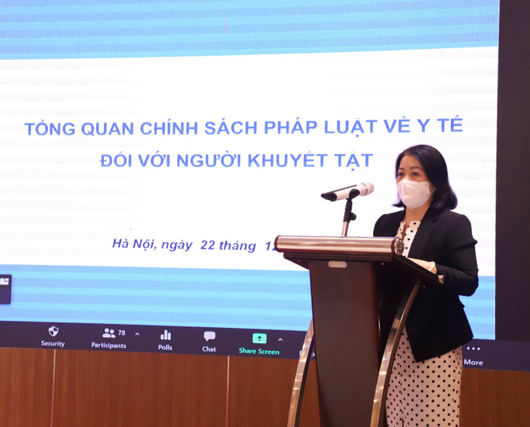 Để người khuyết tật tiếp cận tốt hơn chính sách y tế và giáo dục -0