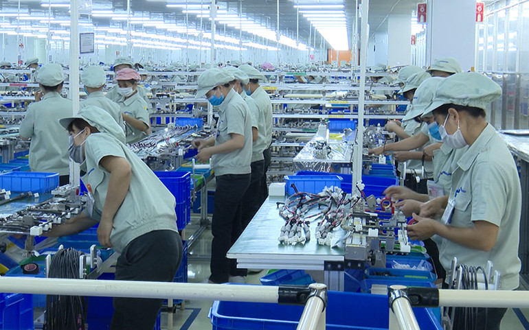 Nhà máy sản xuất tại Khu công nghiệp Ðồng Văn, thị xã Duy Tiên (Hà Nam). Hà Nam nâng cao năng lực cạnh tranh cấp tỉnh -0