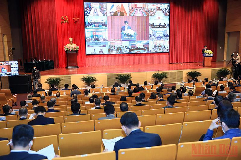 Toàn cảnh Hội nghị Ngoại vụ toàn quốc lần thứ 20 tại Hà Nội. (Ảnh: Duy Linh) Nâng cao hiệu quả công tác đối ngoại và hội nhập quốc tế của các địa phương -0