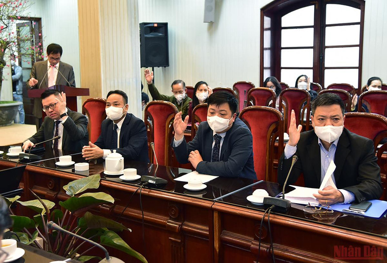 Báo Nhân Dân tổ chức Hội nghị cán bộ, công chức, viên chức năm 2021 -0