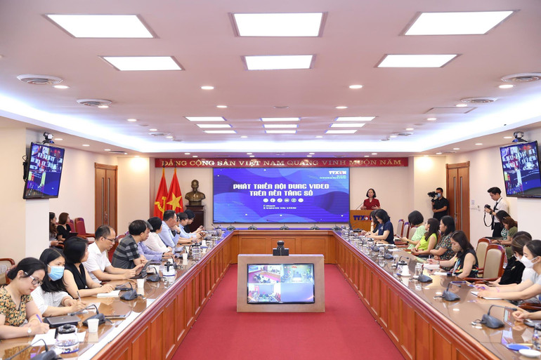 Quang cảnh hội thảo. Báo chí phát triển nội dung video trên nền tảng số nhằm tăng khả năng tiếp cận công chúng -0