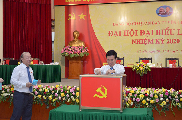 Đại hội Đảng bộ cơ quan Ban Tuyên giáo T.Ư -0