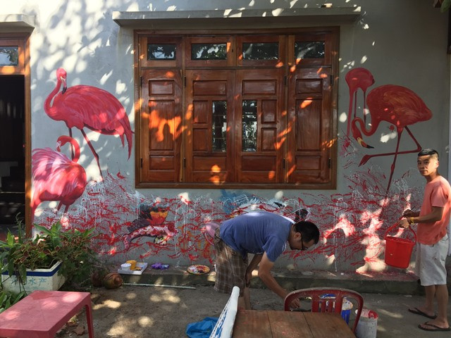 Bí ẩn, ngộ nghĩnh “Làng bích họa Tam Thanh” ảnh 3