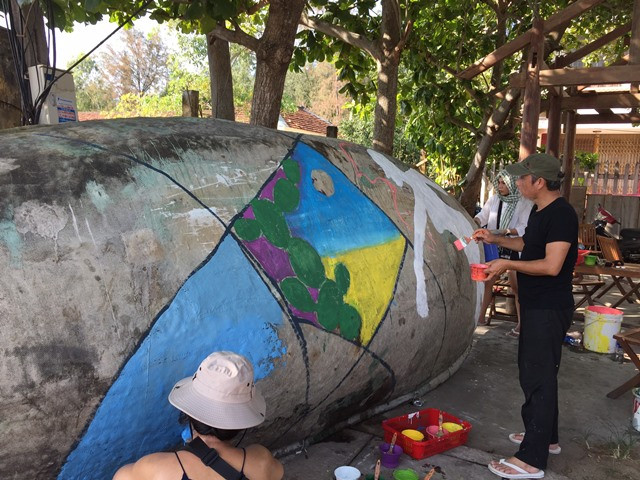 Bí ẩn, ngộ nghĩnh “Làng bích họa Tam Thanh” ảnh 1