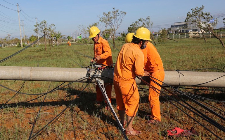 Các địa phương khẩn trương khắc phục hậu quả bão số 9 -0