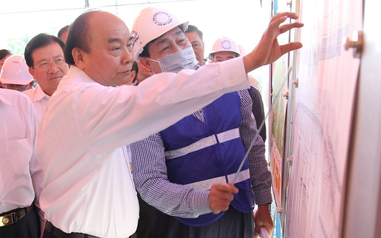 Thủ tướng Nguyễn Xuân Phúc dự lễ khởi công cao tốc Mỹ Thuận - Cần Thơ -0
