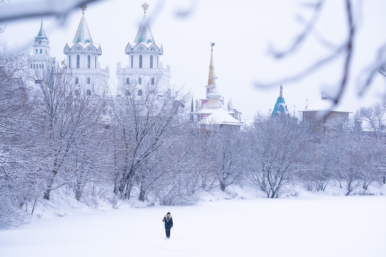 Tuyết phủ trắng Moscow -1