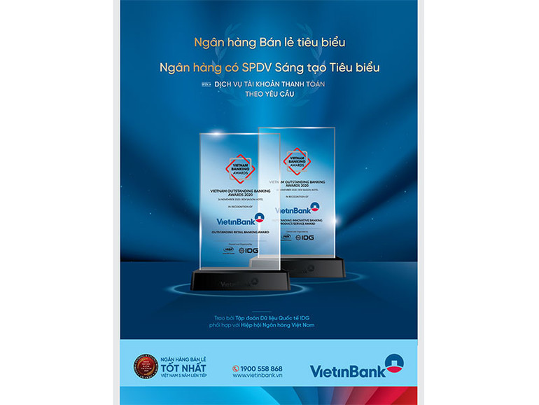 VietinBank nhận hai giải thưởng uy tín -0