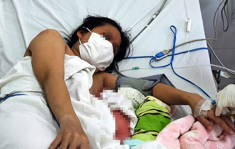 Sức khỏe sản phụ mắc Covid-19 vừa sinh con ổn định -0