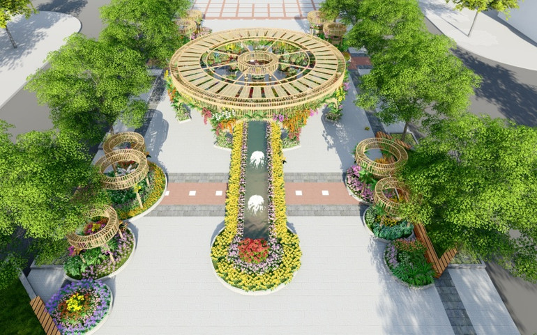 Ấn tượng đường hoa xuân Nguyễn Huệ Tết Tân Sửu -0