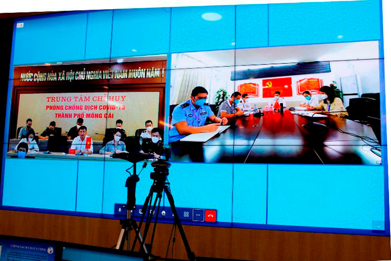 Hội đàm trực tuyến thúc đẩy việc thông quan hàng hóa qua cửa khẩu -0