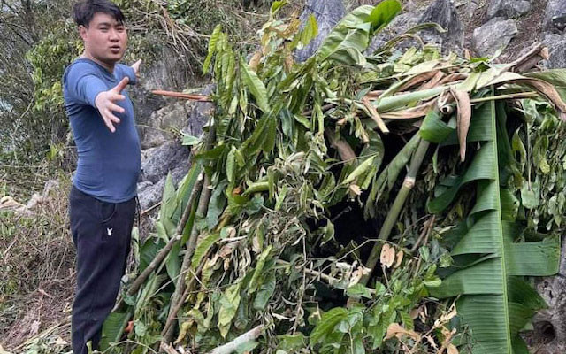 Ăn rừng ngủ rừng truy tìm nghi phạm giết người ở Sơn La -0